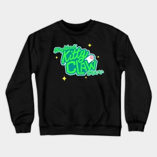 Shiny Wasabi Kitty Claw Crewneck Sweatshirt